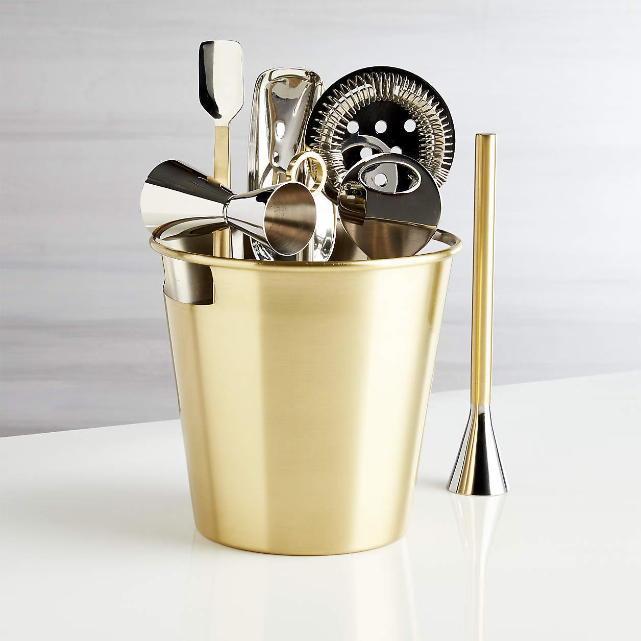 NS BAR TOOL SET GOLD FINISH