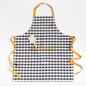 BUFFALO CHECK BLACK APRON