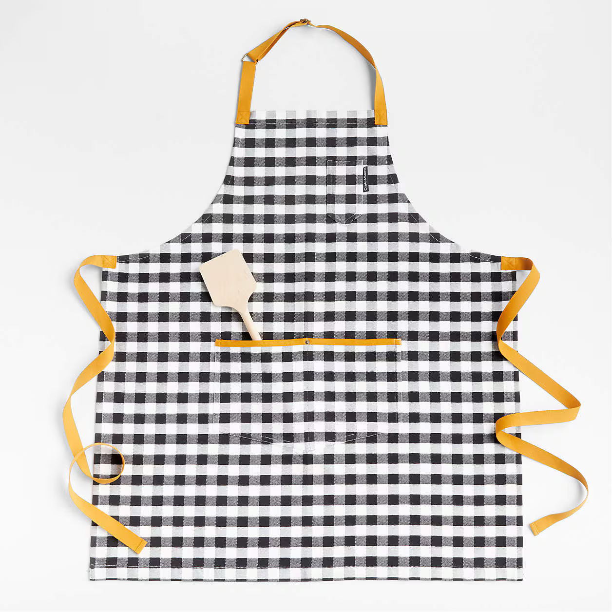 BUFFALO CHECK BLACK APRON