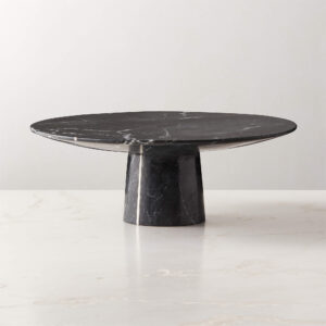 CYLOH BLACK MRBL CAKE STAND