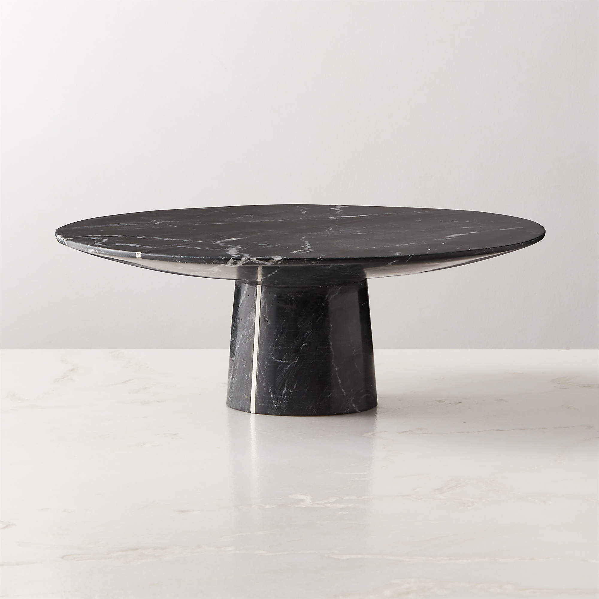 CYLOH BLACK MRBL CAKE STAND