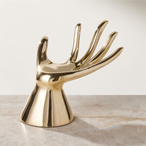 NS BRASS HAND JEWELRY STAND