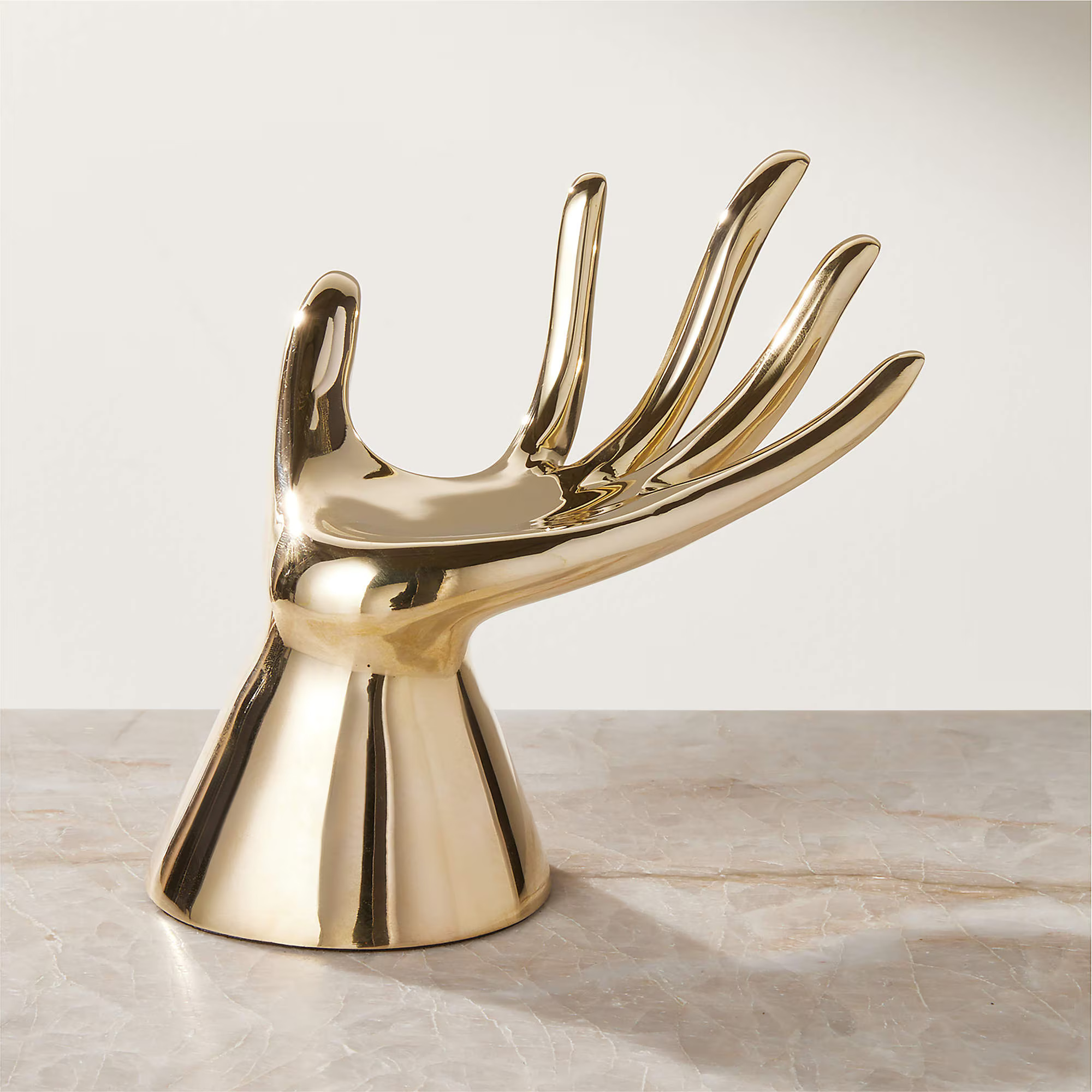 NS BRASS HAND JEWELRY STAND