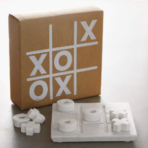 MARBLE TIC TAC TOE SET