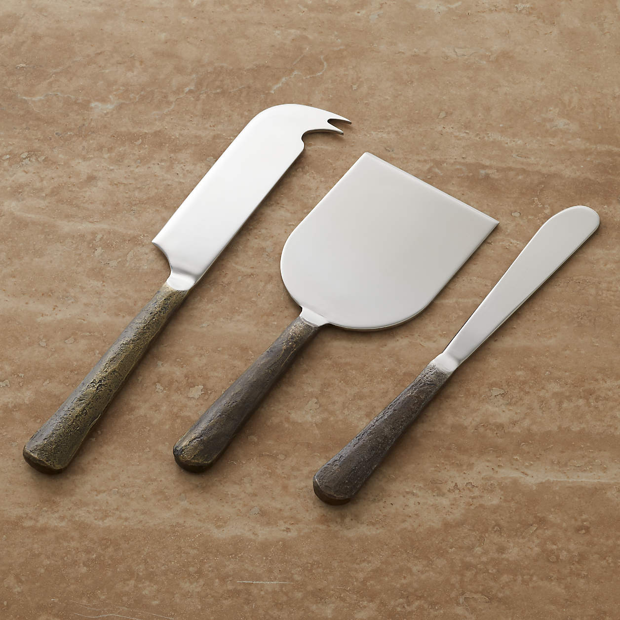 TAZ CHEESE KNIVES S/3